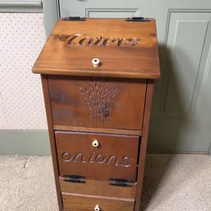 Pine "Tater & Onion" Bin