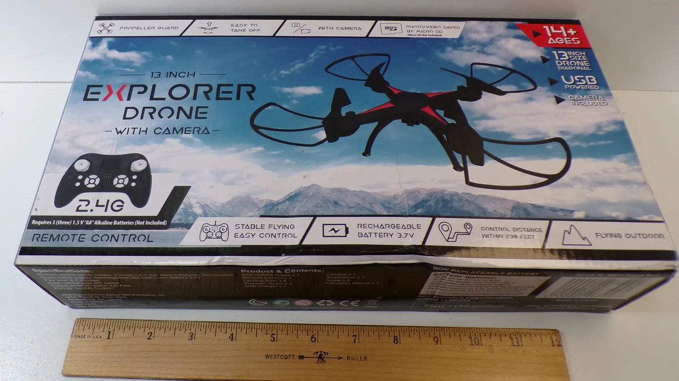 Five Below 13" Explorer Remote Control Drone With Camera.