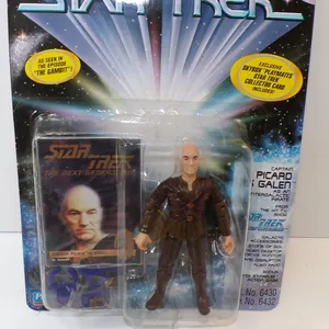 New 1995 Playmates Star Trek The Next Generation Captain Picard as Galen Action Figure.