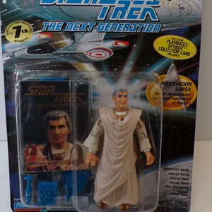 New 1994 Playmates Star Trek The Next Generation Ambassador Sarek Vulcan Ambassador  Action Figure.