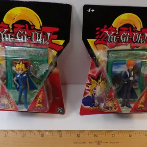 Lot of (2) New Yu-Gi_Oh! Action Figures. Includes: Mountain & The Reliable Guardian Magic Card.