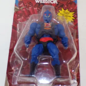 New Mattel Masters of the Universe "Webster" Action Figure" . Box has heavy wear.