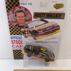 New 1992 Road Champs Rusty Wallace 1/43 Scale Die-Cast & Plastic Collector Car.