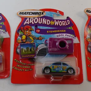 Lot of (3) Matchbox Around The World Collectible Miniatures. Lot Includes: #32 Kenya Safari, #17 Sto