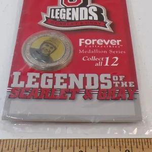 New 2005 Forever Collectibles Medallion Series Charles "Chic" Harley #47 Collector Coin.