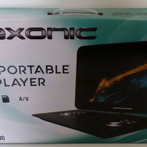 NIB Trexonic 15.4" Portable DVD Player. Model TRX-1680.Comes with rechargeable battery. Supports sev