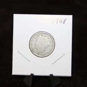 U.S. 1908 Liberty Head V-Nickel