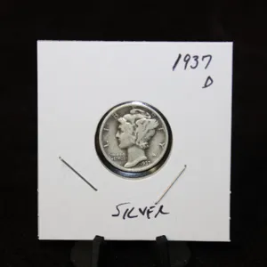 U.S. 1937-D Mercury Silver Dime