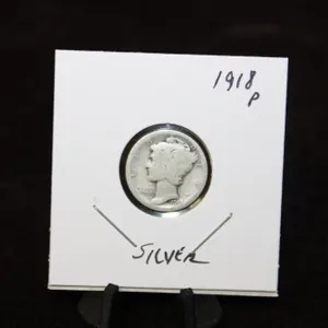 U.S. 1918-P Mercury Silver Dime