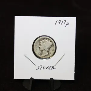 U.S. 1917-P Mercury Silver Dime