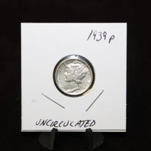 U.S. 1939-P Mercury Silver Dime