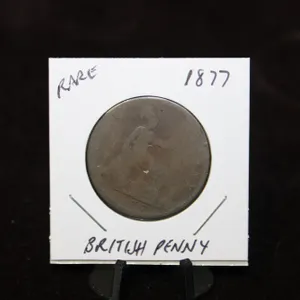 1877 British Penny