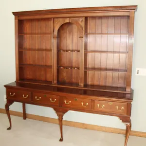 Howard Brooks Inc. Queen Anne Sideboard & Display Hutch