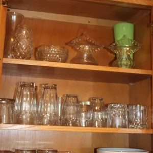Glassware & Ceramic Crock