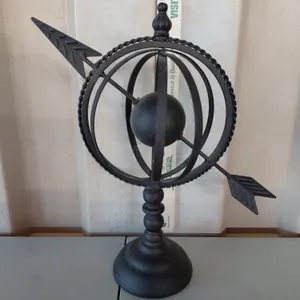 Metal Armillary Sphere 15.5" Tall