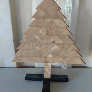 Handmade Wood Tree 18" Tall