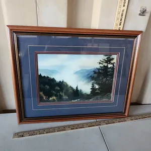 Signed #13/20 Don Ringstrom "Above Thomas Ridge" Print 25"X19.5"