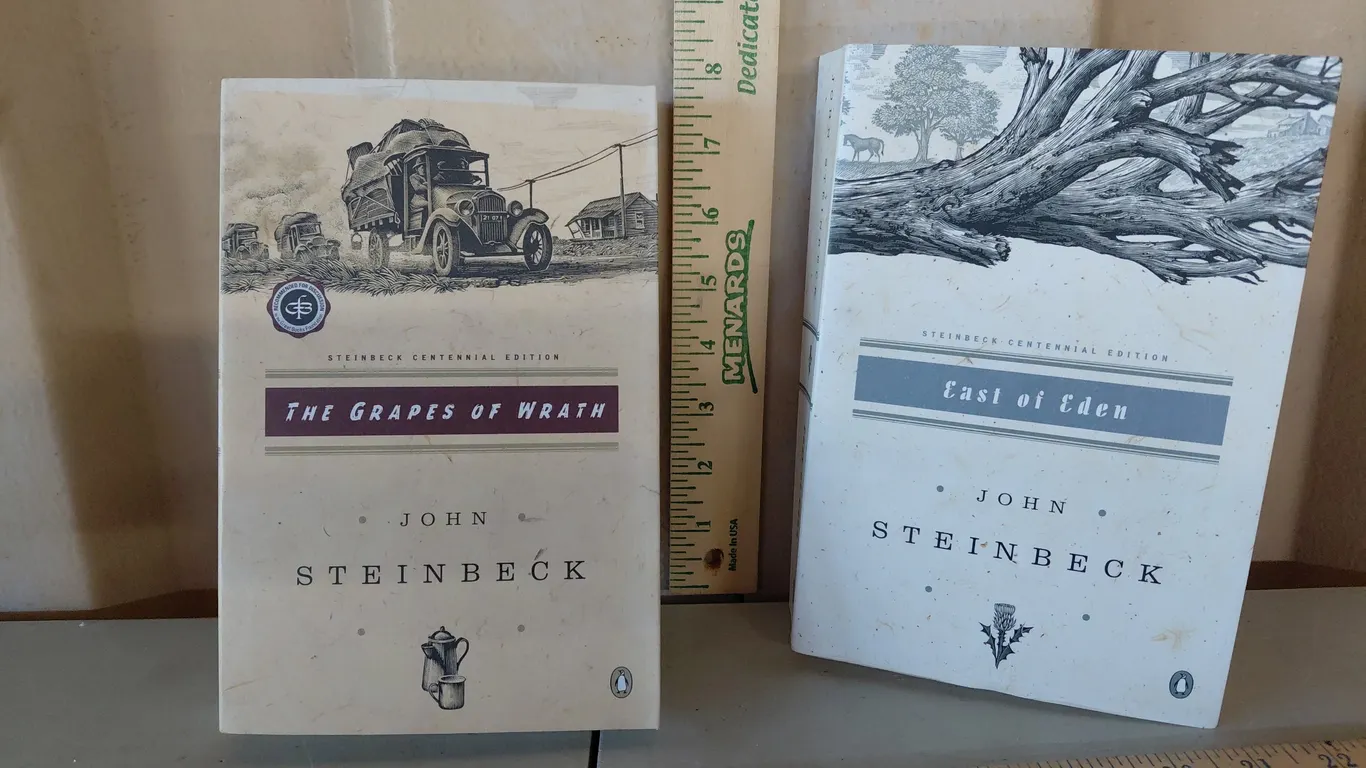 2 John Steinbeck Paperback Novels