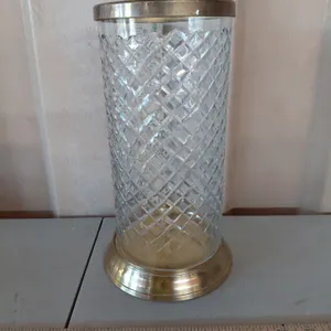 Vintage Hurricane Candle Holder/Lamp Made In India 6"X11"