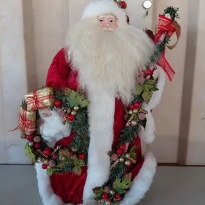 Santa Claus Shelf Sitter/Tree Topper 21" Tall