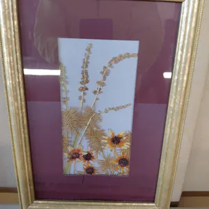 Dried Flower Framed Art 9.5"X13.5"