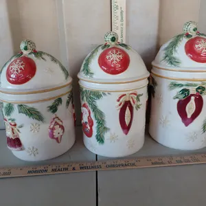 Vintage Ceramic American Atelier Canister Set