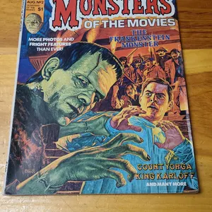 Monsters of the Movies No. 2 Magazine, August 1974 Marvel