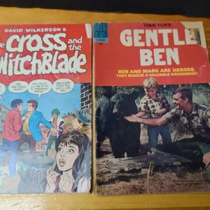 Dell Comics Gentle Ben and The Cross and the Switchblade