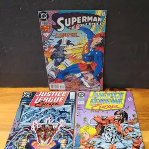 DC Comics Superman #702, Justice League Europe #10 & #13