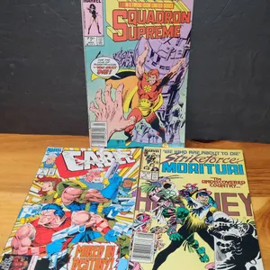 Marvel Comic Lot: Squadron Supreme #7, Cable #1, Strikeforce