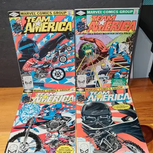 Marvel Team America Comic Books Issues #1-4 (1982, Set of 4)
