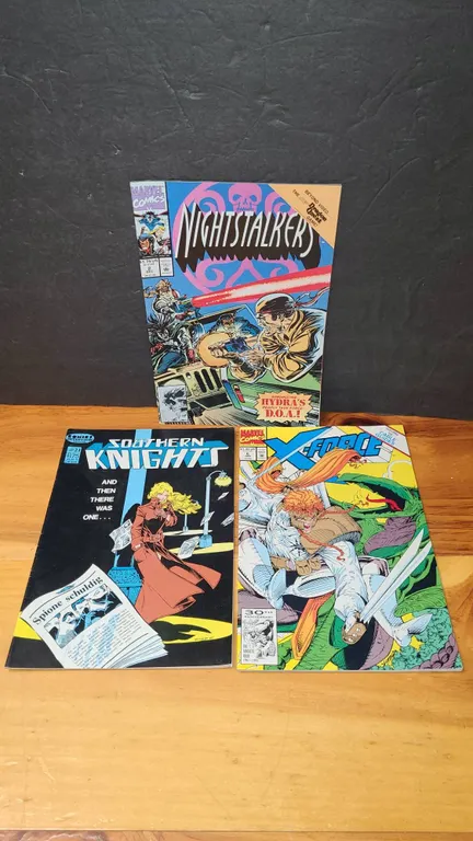 Nightstalkers #2, X-Force #8, Southern Knights #21 Comics