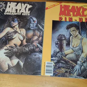 Heavy Metal Greatest Hits & Pin-Up Special Issues Comic Lot
