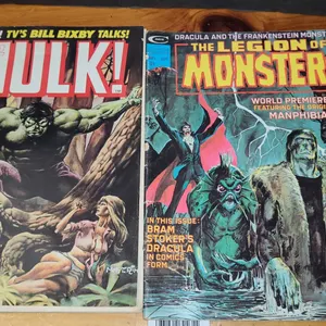 Legion of Monsters #1 & The Hulk Magazine #10, Marvel, 1975-78