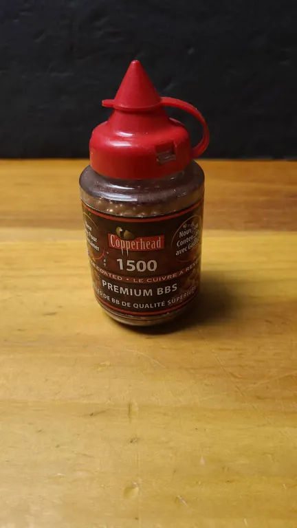 Crosman Copperhead 1500 Count Premium BBs Easy Pour Bottle