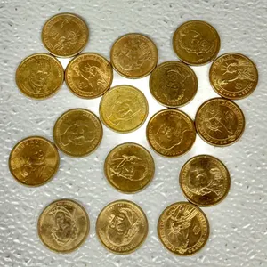 17 Mixed Presidential and Sacagawea Dollar Coins
