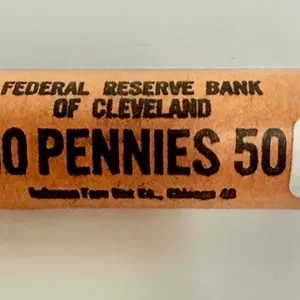 1962-D BU Lincoln Cent Roll, Federal Reserve