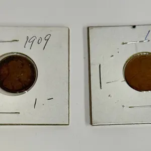 1909 Lincoln Wheat Cents, 2 Coins
