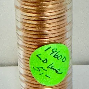 Roll of 1960-D Lincoln Cent Large Date UNC