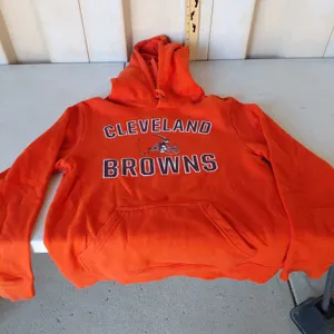 Medium Fanatics Browns Hoodie, Minor Stains