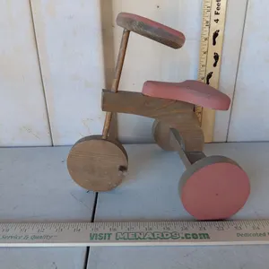 Wood Tricycle Decor