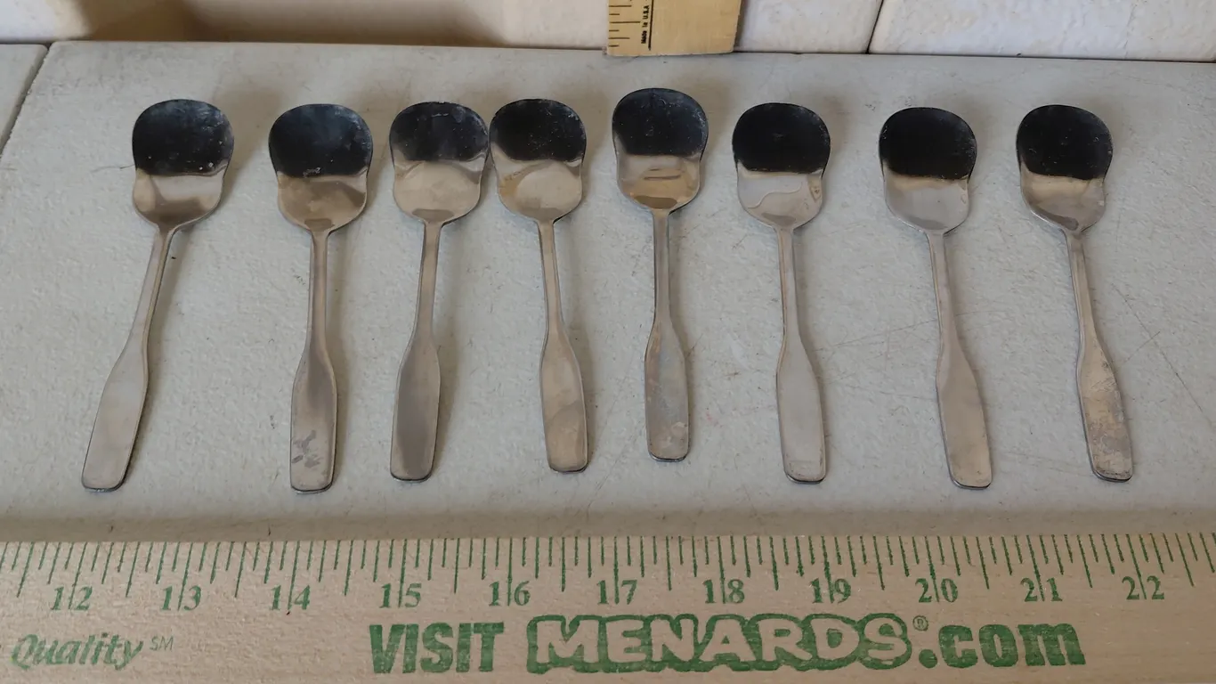8 Vintage Sugar Spoons