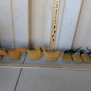 Folk Art Plush Chicks & Pineapples