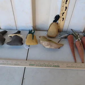 Folk Art Plush Fruits, Veggies, & Animals