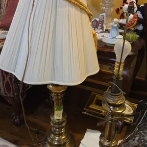 Brass table lamps