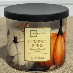 *NEW* Pumpkin Spice 3-Wick Round Candle