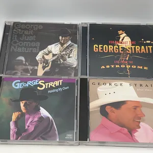 4 George Strait CDs-It Just Comes Natural, For The Last Time Live From The Astrodome, Holding My Own