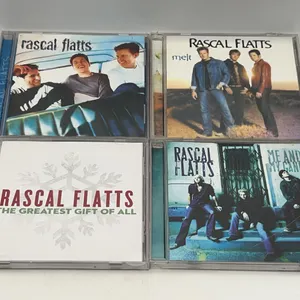 4 Rascal Flatts CDs-The Greatest Gift Of All, Melt, Rascal Flatts, & Me & My Gang