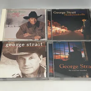 4 George Strait CDs-Merry Christmas Wherever You Are, Honkytonkville, George Strait, & The Road Less