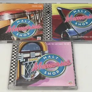 3 Life Time Malt Shop Memories-Top Down Convertible Sound (2 CDs), Jukebox Gems (2 CDs), & Save The